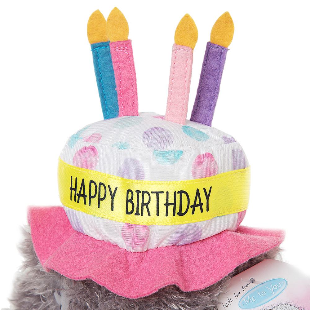 7" Birthday Cake Hat Me to You Bear Extra Image 3